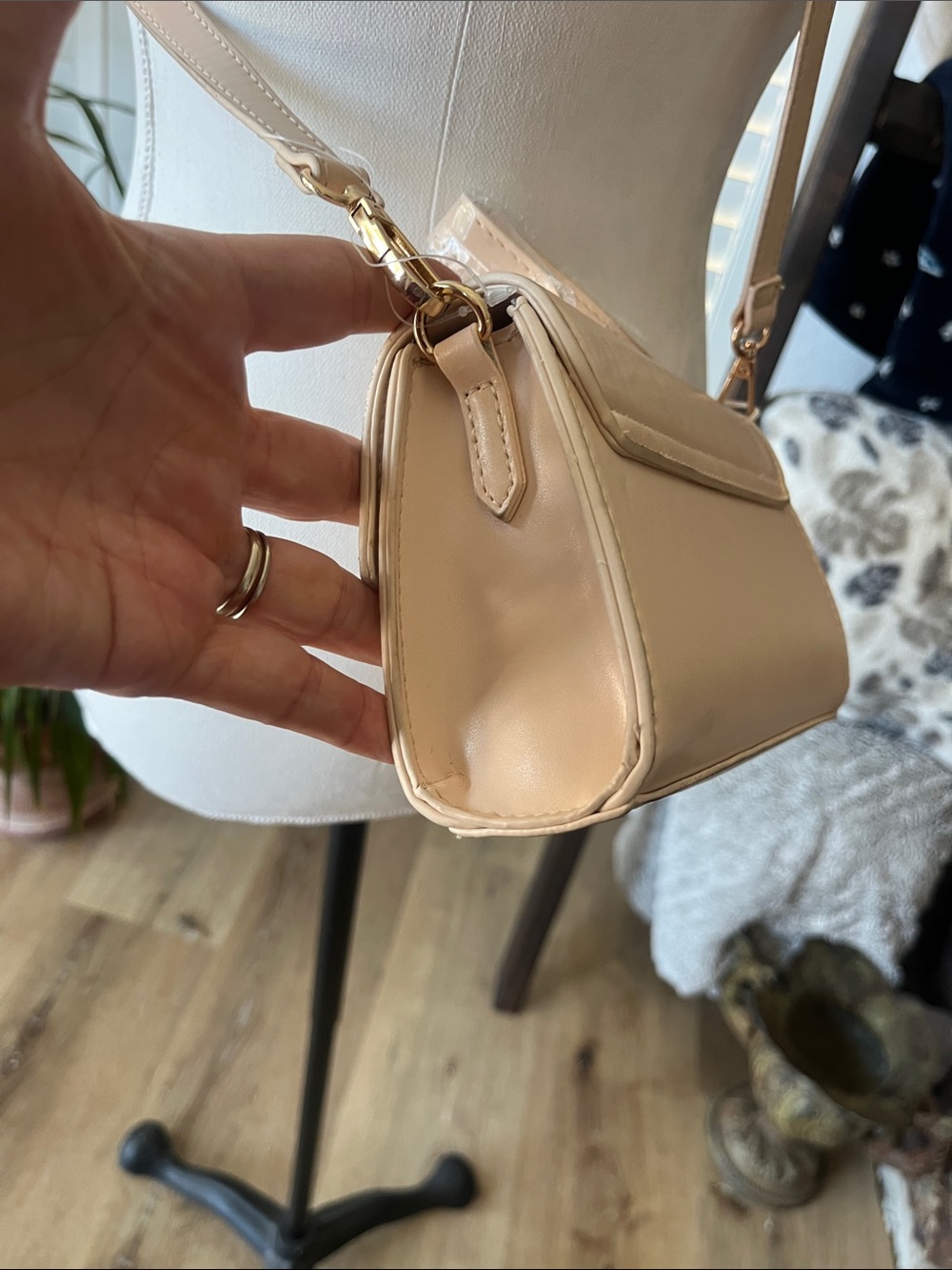 Christian Lacroix Blush Pink Top-Handle Crossbody Bag - Picture 11 of 12